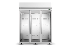 Skope 3 Glass Door Upright Display or Storage Freezer TMF1500N-Ice
