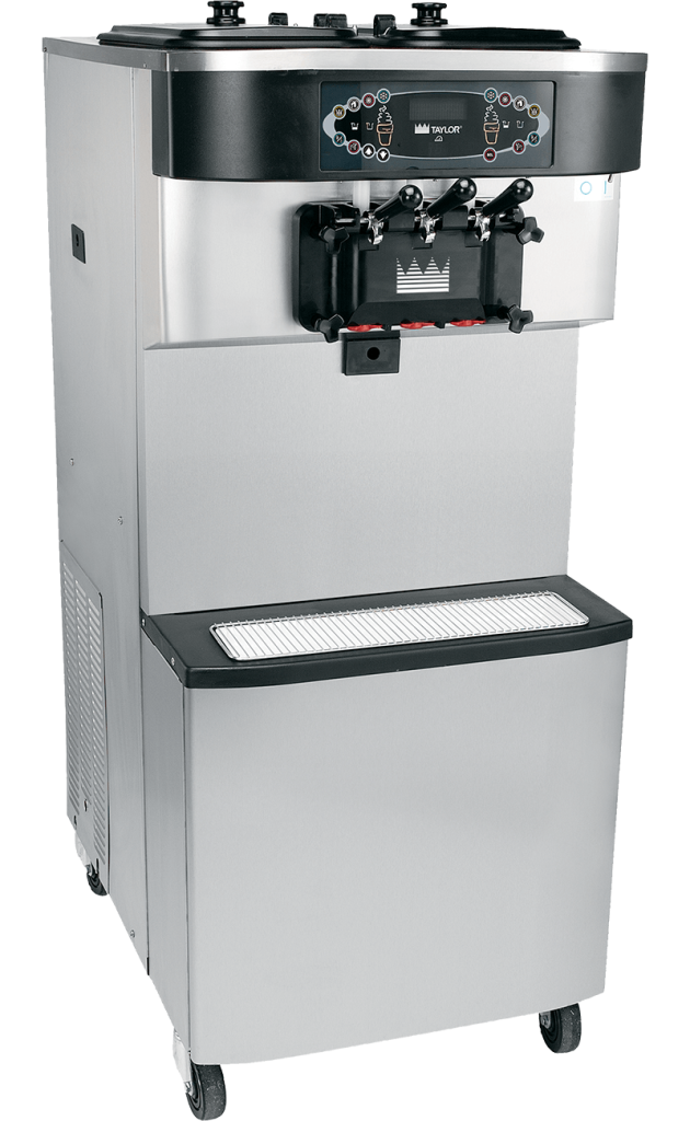 Taylor C716 Pump Fed Twin Twist Floor Standing High Capacity Soft Serve Machine With Heat Treat Cycle