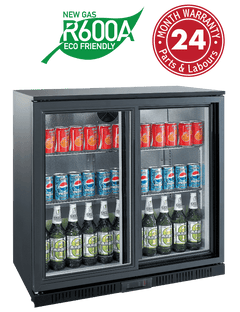 Exquisite UBC Sliding Door Low Height Backbar Chillers