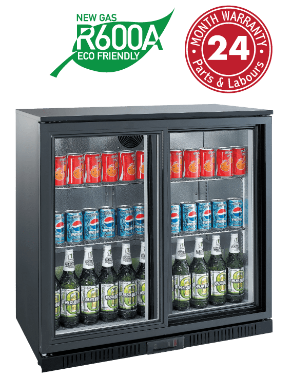 Exquisite UBC Sliding Door Low Height Backbar Chillers