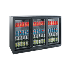Exquisite UBC330S Three Doors Backbar Chiller - Sliding