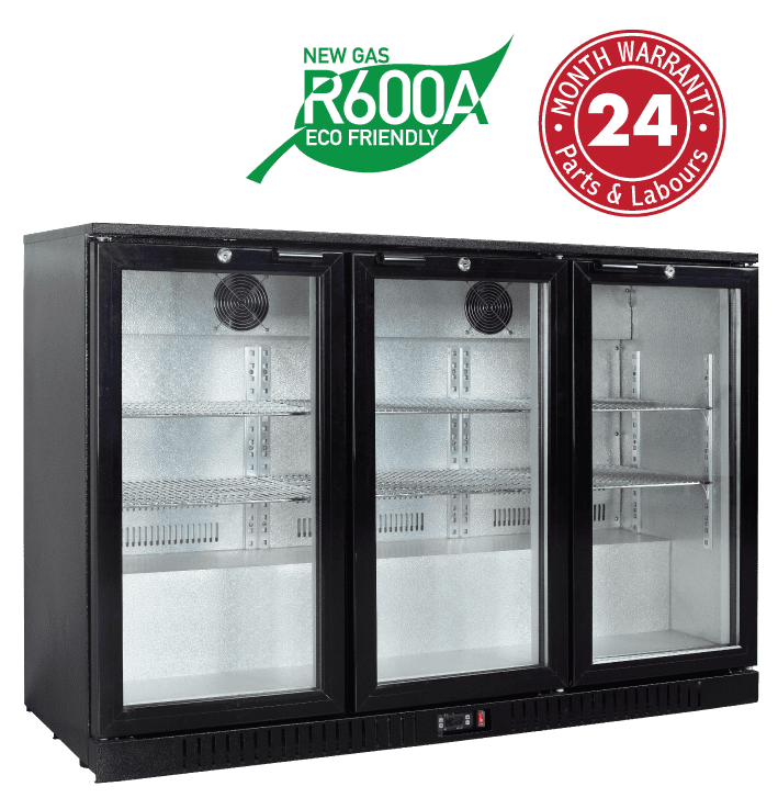 Exquisite UBC210S Two Sliding Doors Backbar Display Refrigerators