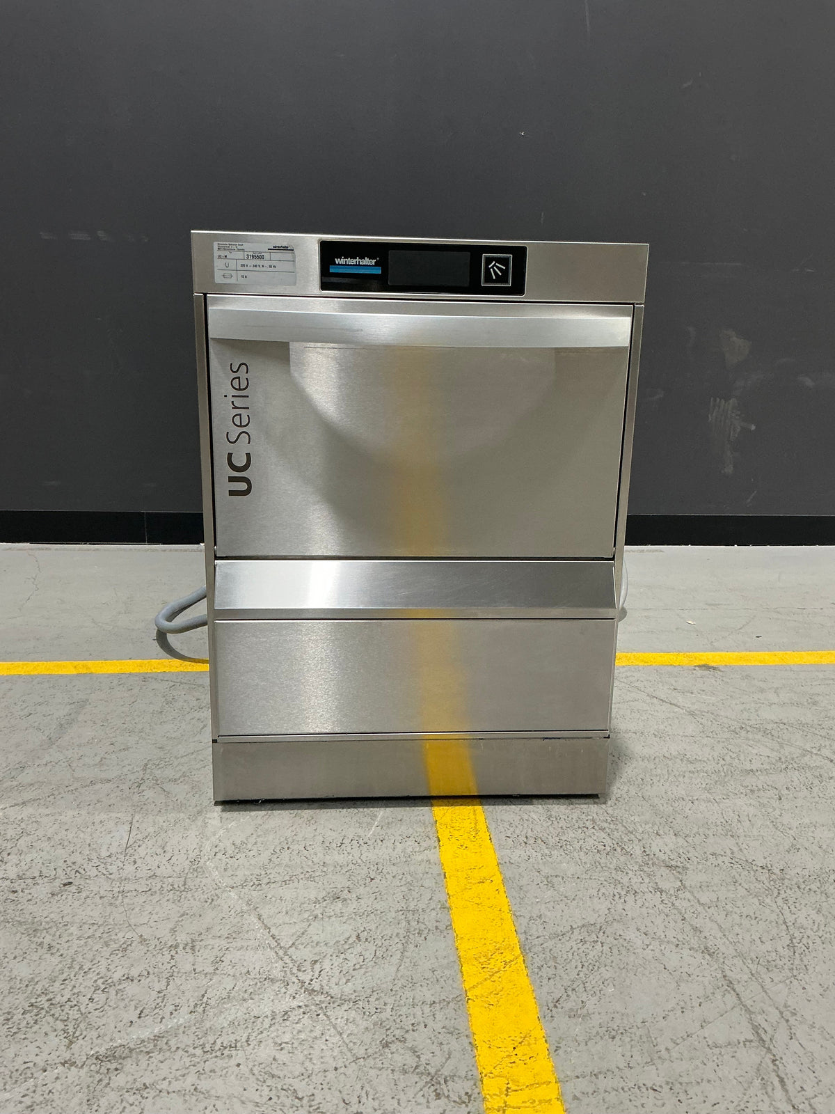 Winterhalter UC-M undercounter dishwasher, serial 3195500