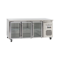Exquisite Underbench Storage Refrigerators with Glass Door