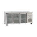 Exquisite Underbench Storage Refrigerators with Glass Door