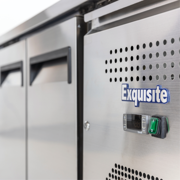 Exquisite Slimline Solid Doors Underbench Storage Refrigerators