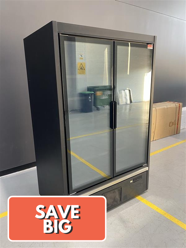 Hussmann H1TLDS-14 Self Contained Multideck Glass Door Freezer