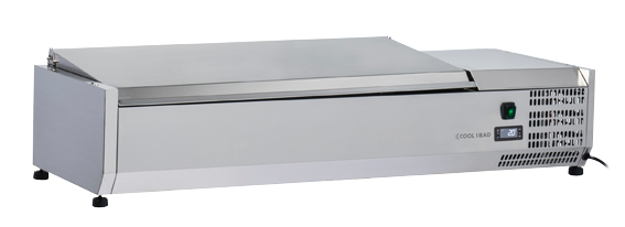 Anvil VRX1200s Countertop Fridge Hinged Stainless Steel Canopy