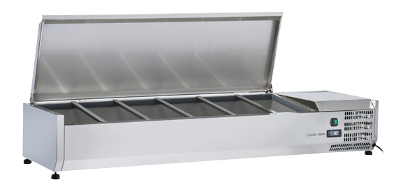 Anvil VRX1500s Countertop Fridge Stainless steel canopy