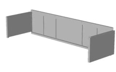 WOODSON Hot Display trolley panel kit to suit - W.TRP22