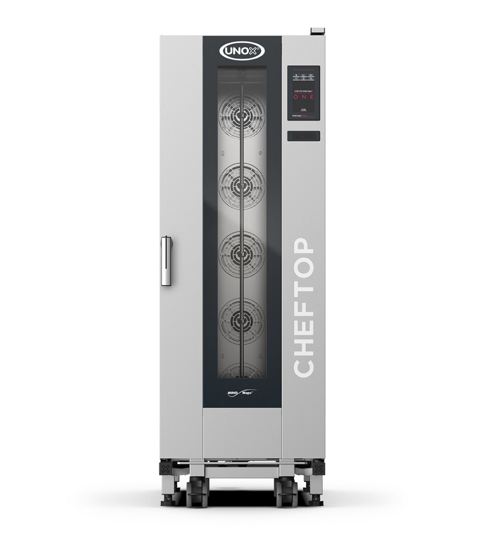 UNOX XECL-2013-E1LS CHEFTOP MIND.Maps ONE BIG COMPACT Combi Steamer 20 Tray GN 1/1 Electric Hinged Left