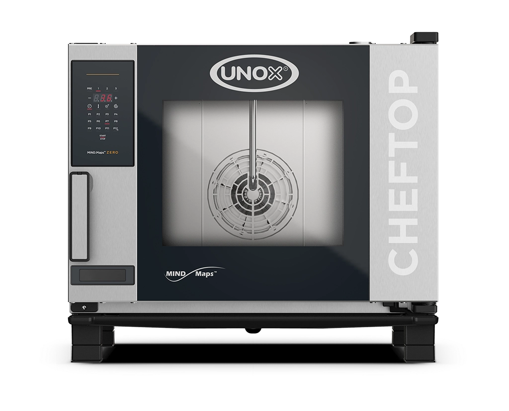 UNOX XEVC-0511-EZLM-LP CHEFTOP MIND.Maps ZERO LP Combi Steamer 5 Tray GN 1/1 Electric Low Power Hinged Right