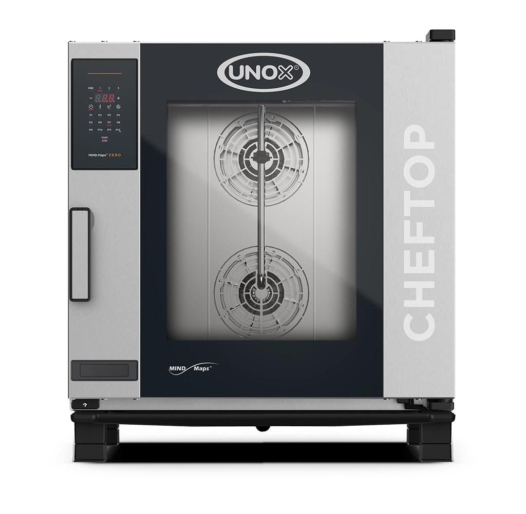 UNOX XEVC-0711-EZLM CHEFTOP MIND.Maps ZERO Combi Steamer 7 Tray GN 1/1 Electric Hinged Right
