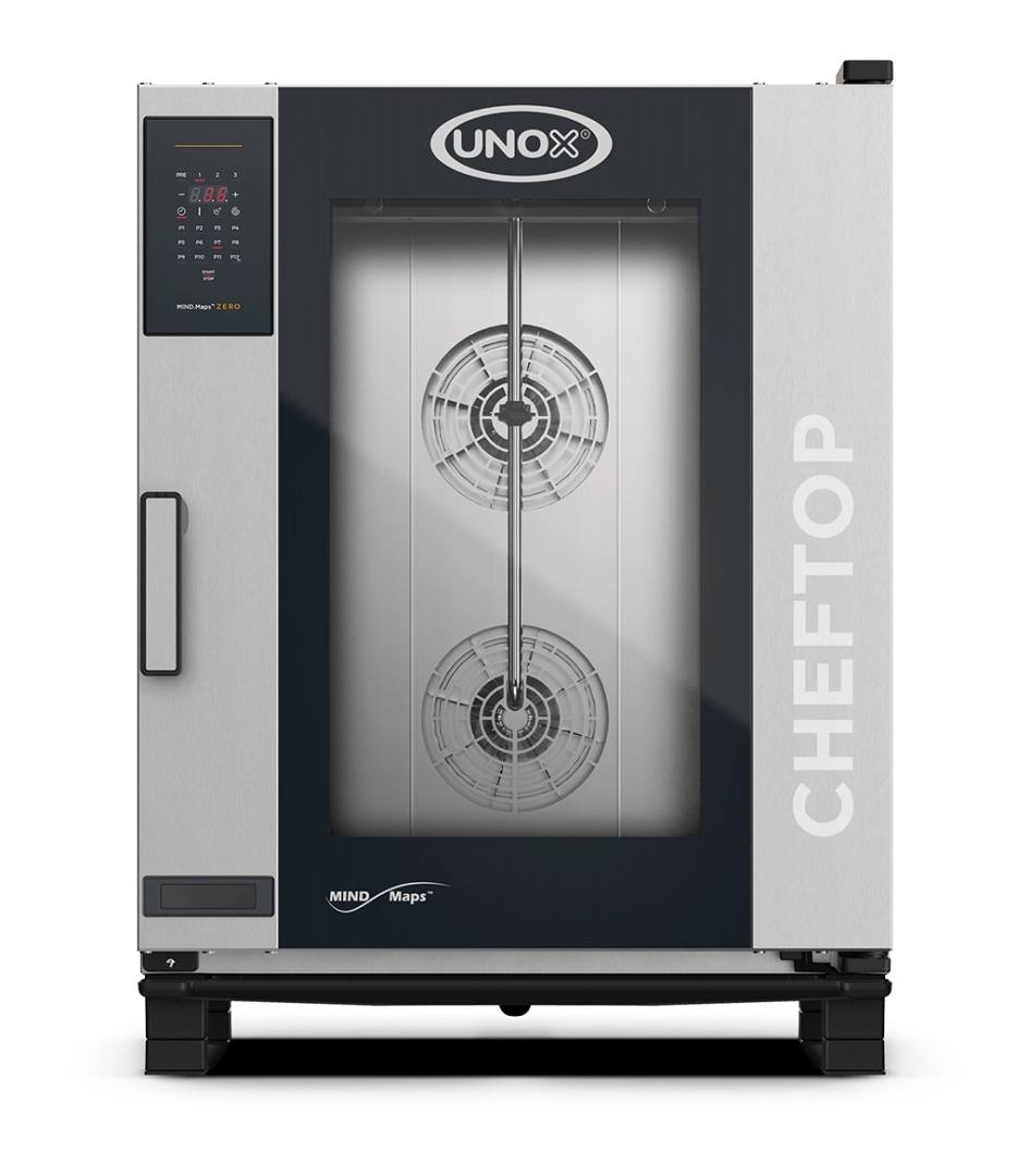 UNOX XEVC-1011-EZLM CHEFTOP MIND.Maps ZERO Combi Steamer 10 Tray GN 1/1 Electric Hinged Right