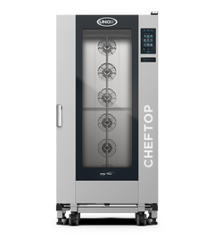 UNOX XEVL-2021-GPLS CHEFTOP MIND.Maps PLUS BIG Combi Steamer 20 Tray GN 2/1 Gas Hinged Right