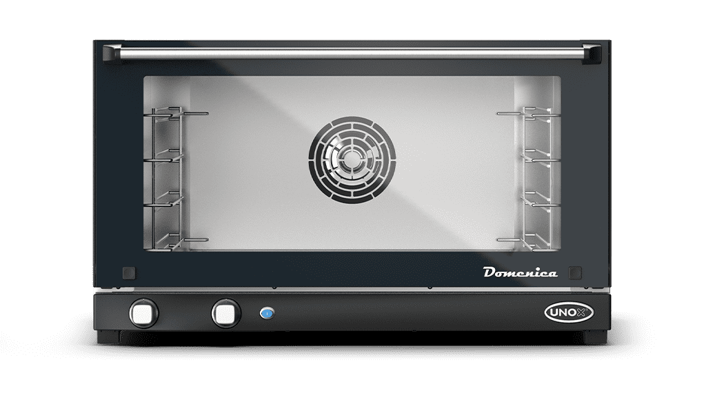 UNOX XF043-AS LINEMICRO™ MANUAL Convection Oven 4 600x400 trays Electric Drop-Down Door