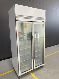 TMF1000N-A 2 Glass Door Display or Storage Freezer