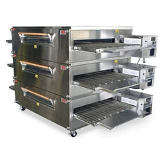 XLT 3855-3 Triple Deck Gas Conveyor Pizza Oven