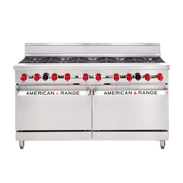 American Range AAR.10B 60" Oven Range 10 Open Burners