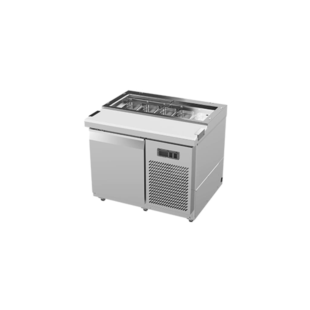 Airex AXR.SW.2450 Preparation Series Sandwich Prep Fridge 3 Solid Doors