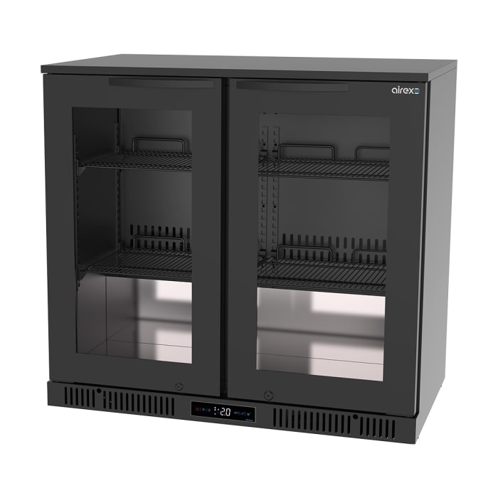 Airex AXR.MEBBC.2D Merchandiser Series Back Bar Fridge 2 Glass Doors (AXR.MEBBC.2D)
