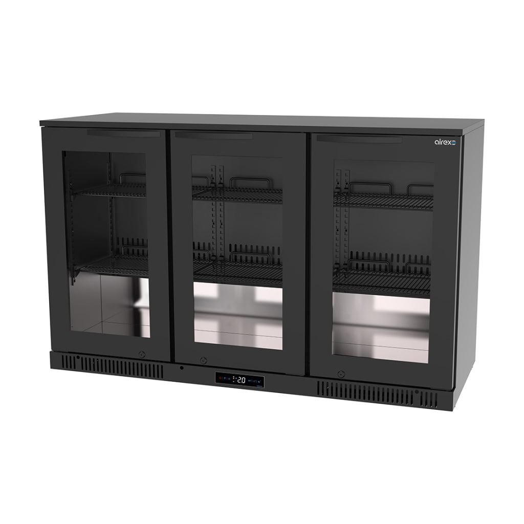 Airex AXR.MEBBC.3D Merchandiser Series Back Bar Fridge 3 Glass Doors (AXR.MEBBC.3D) — view 2 of 2