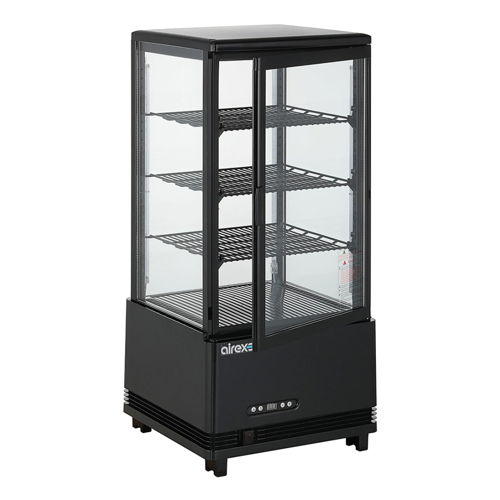 Airex AXR.MECT.1.0966 Merchandiser Series Countertop Display Fridge 1 Glass Door