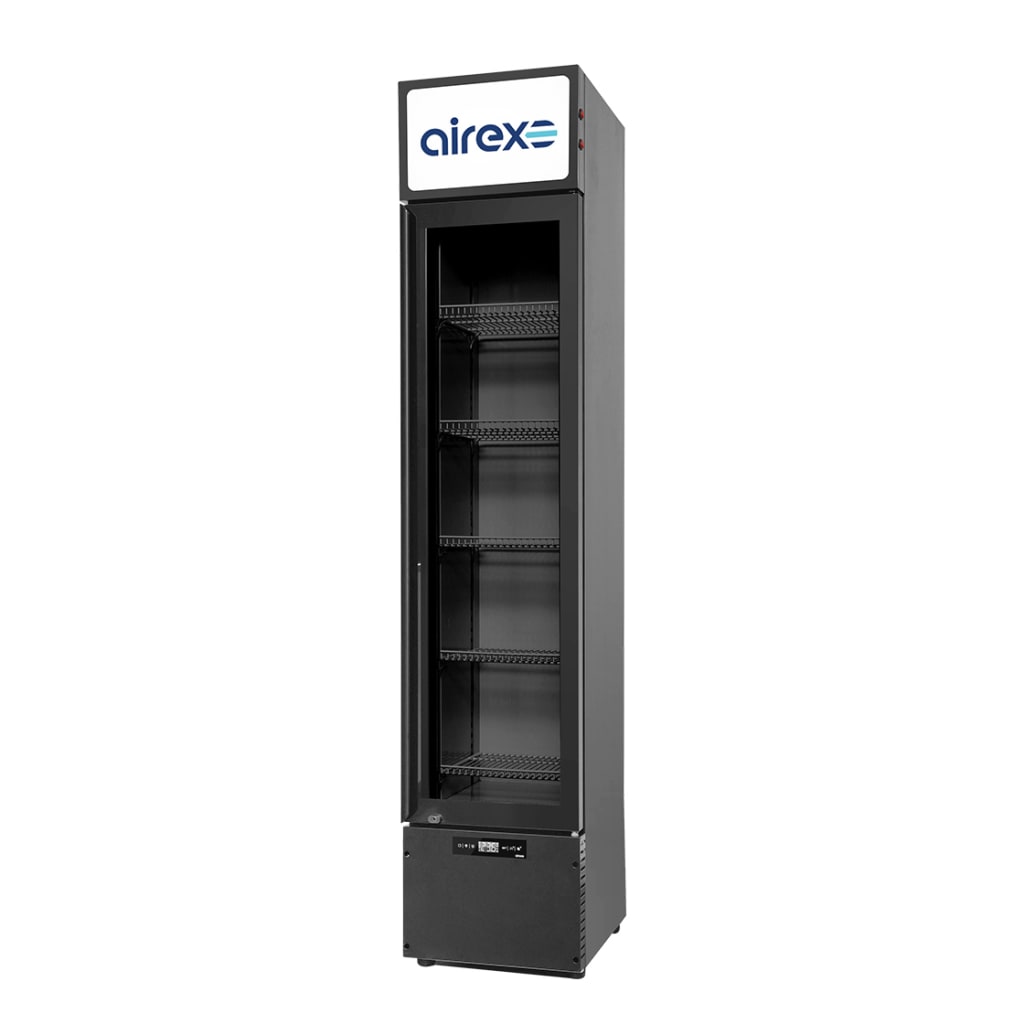 Airex AXR.MEUR.SL Merchandiser Series Display Fridge 1 Glass Door Slimline