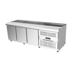 Airex AXR.SW.2450 Preparation Series Sandwich Prep Fridge 3 Solid Doors (AXR.SW.2450)