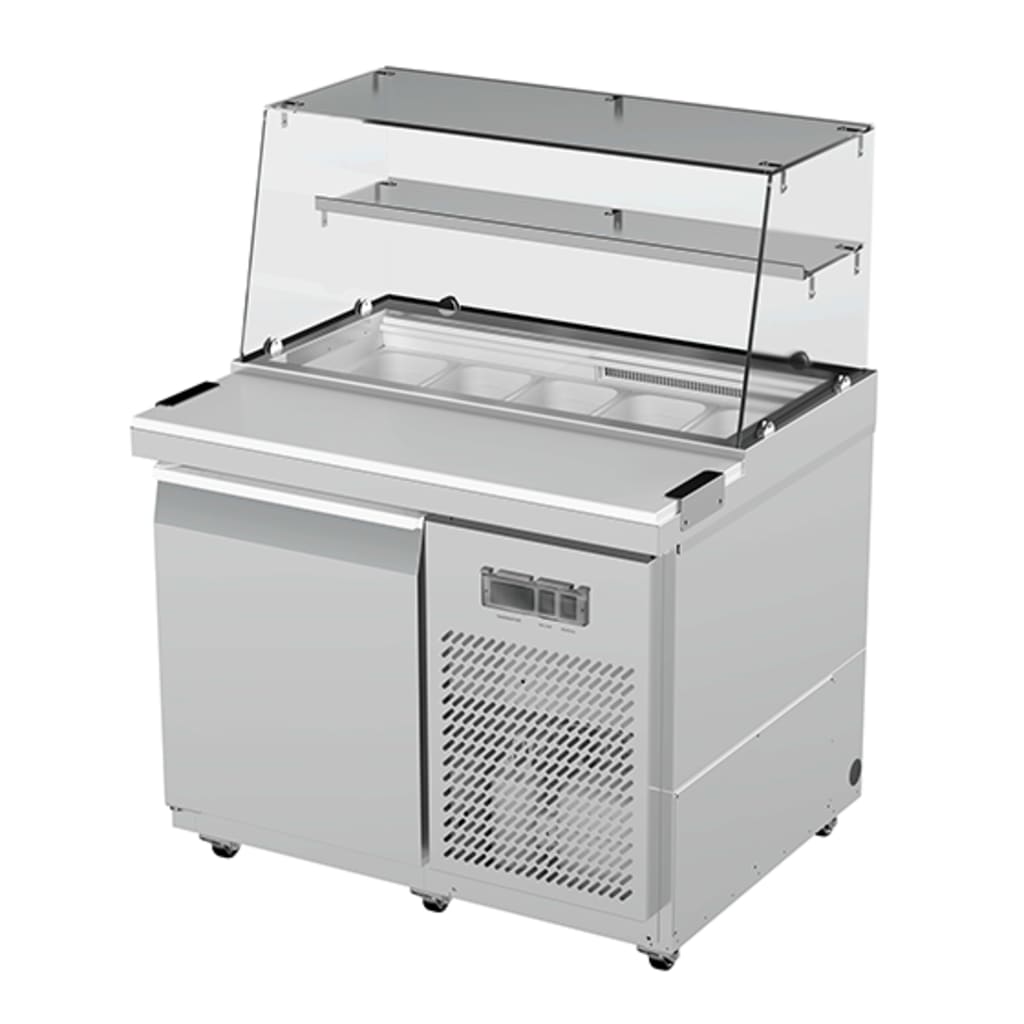 Airex AXR.SW.1025.GAN Preparation Series Sandwich Prep Bench Glass Gantry 1025mm