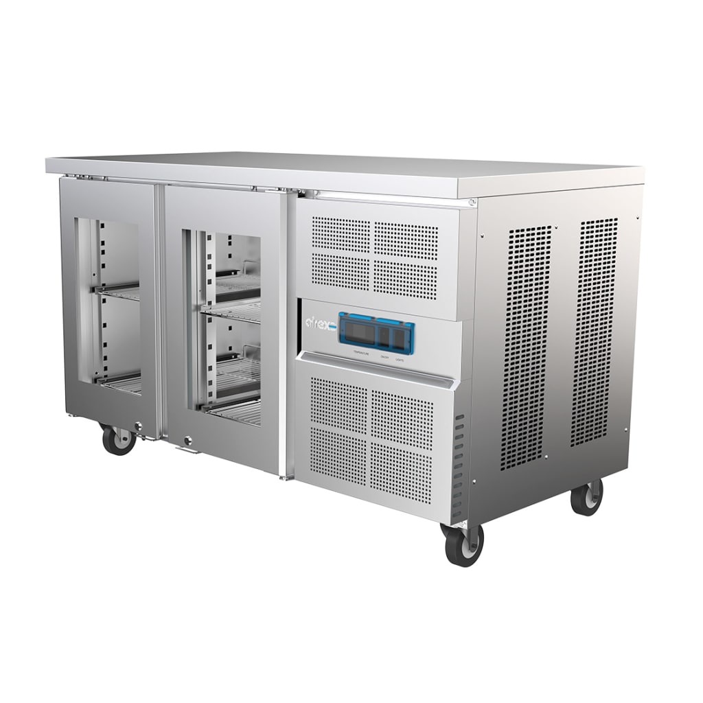 Airex AXR.UCGN.2G Undercounter Fridge 2 Glass Doors (AXR.UCGN.2G)