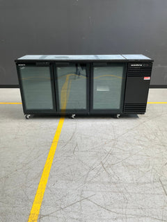 Skope - BB580X-3SW - BackBar X 3 Door Glass Fridge