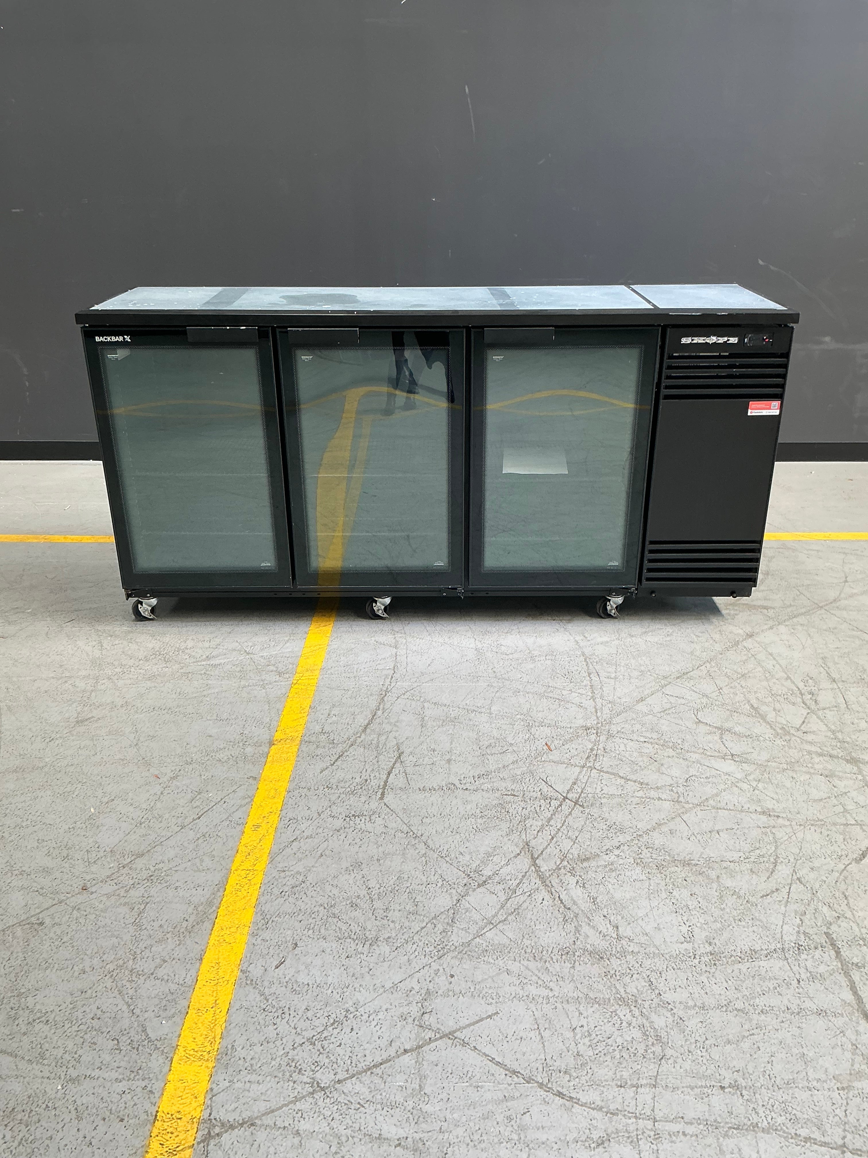Skope - BB580X-3SW - BackBar X 3 Door Glass Fridge