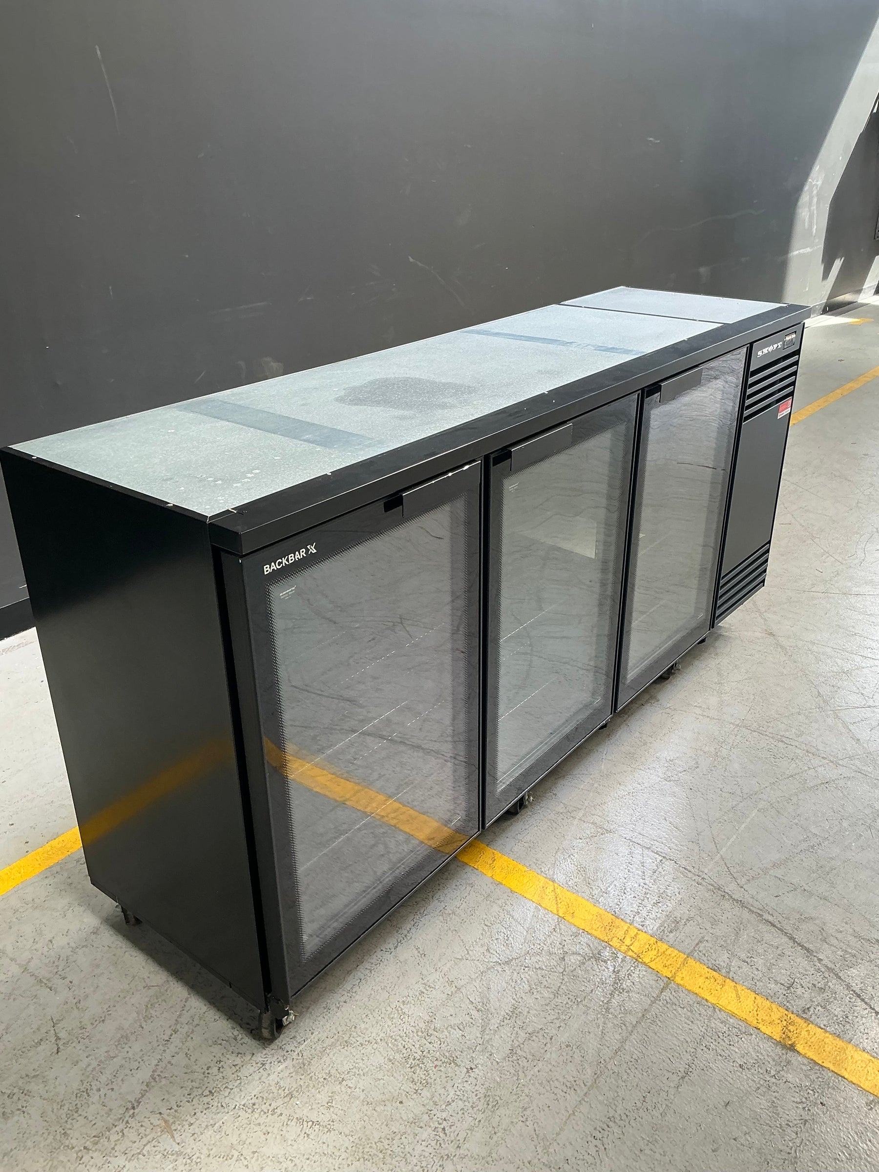 Skope - BB580X-3SW - BackBar X 3 Door Glass Fridge