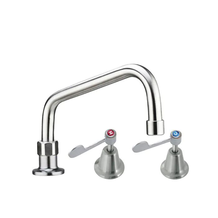 Bench Mount and Basin Stops with 6" Spout - T-3MHS06