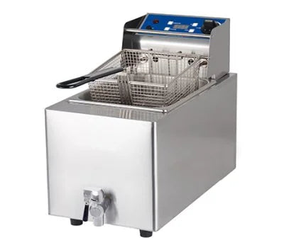 Birko 1001003 Single 8 L Fryer W/Tap