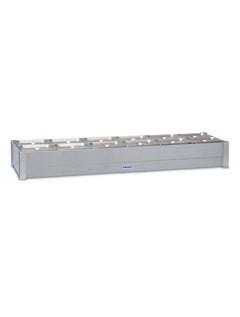 Roband BM26A - Hot Bain Marie, 2 rows x 6 1/2 GN, pans & lids included