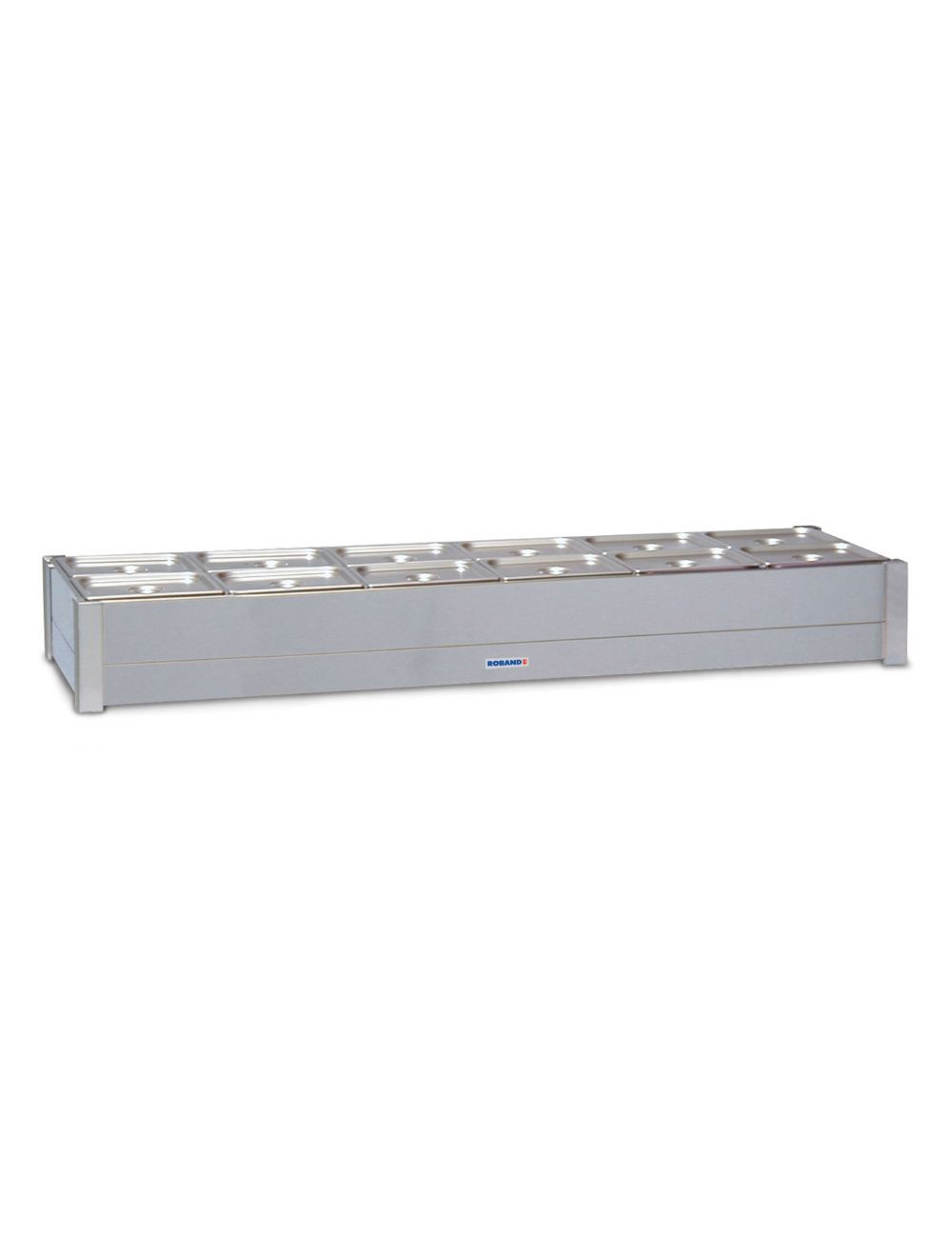 Roband BM26A - Hot Bain Marie, 2 rows x 6 1/2 GN, pans & lids included