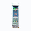 Bromic Upright Display Freezer with Lightbox Flat Glass Door 300L UF0374LS-NR