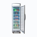 Bromic Upright Display Freezer with Lightbox Flat Glass Door 300L UF0374LS-NR