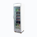 Bromic Upright Display Freezer with Lightbox Flat Glass Door 300L UF0374LS-NR