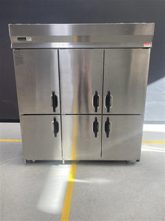 PANASONIC SRR-1881HP 1669L UPRIGHT 3 DOOR SPLIT PILLARLESS CHILLER REFRIGERATOR