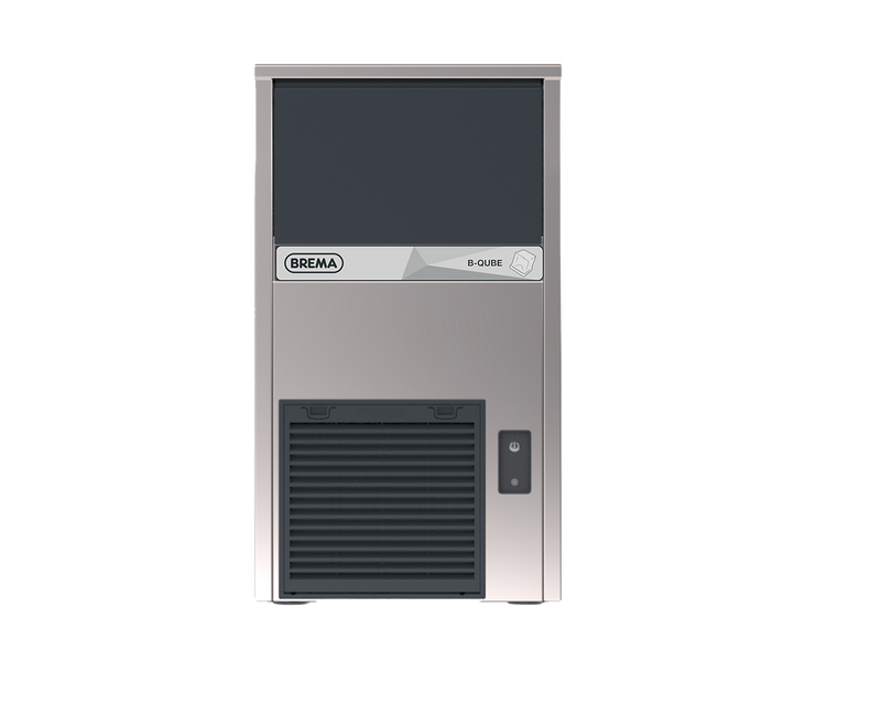 Brema - CB249A-HCQ-DP - 23G Ice Maker With Internal Storage Bin & Drain Pump. Up To 29Kg Production 9Kg Storage. AWS R290 Refrigerant