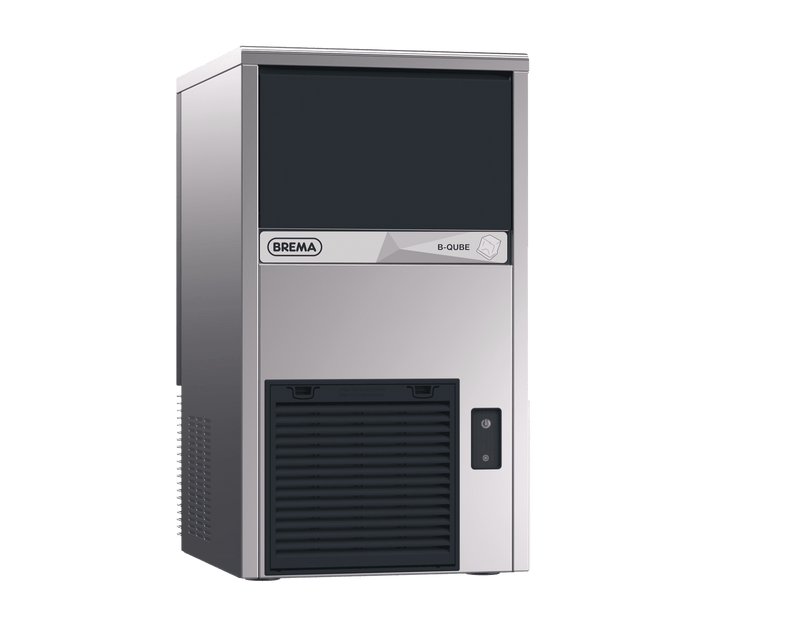 Brema - CB249A-HCQ-DP - 23G Ice Maker With Internal Storage Bin & Drain Pump. Up To 29Kg Production 9Kg Storage. AWS R290 Refrigerant