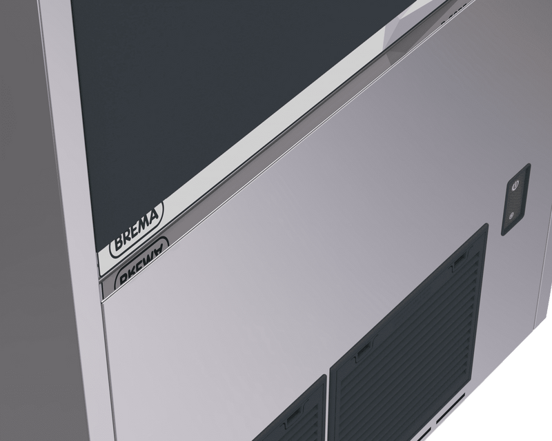 Brema - CB955A-HCQ-DP - 23G Ice Maker With Internal Storage Bin & Drain Pump. Up To 90Kg Production 55Kg Storage. AWS R290 Refrigerant