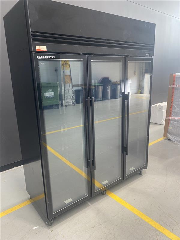 Skope - VF1500X - 3 Glass Door Top Mount Freezer