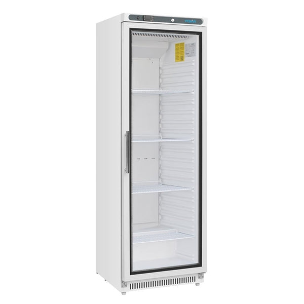 Polar C-Series Upright Display Fridge White 400Ltr