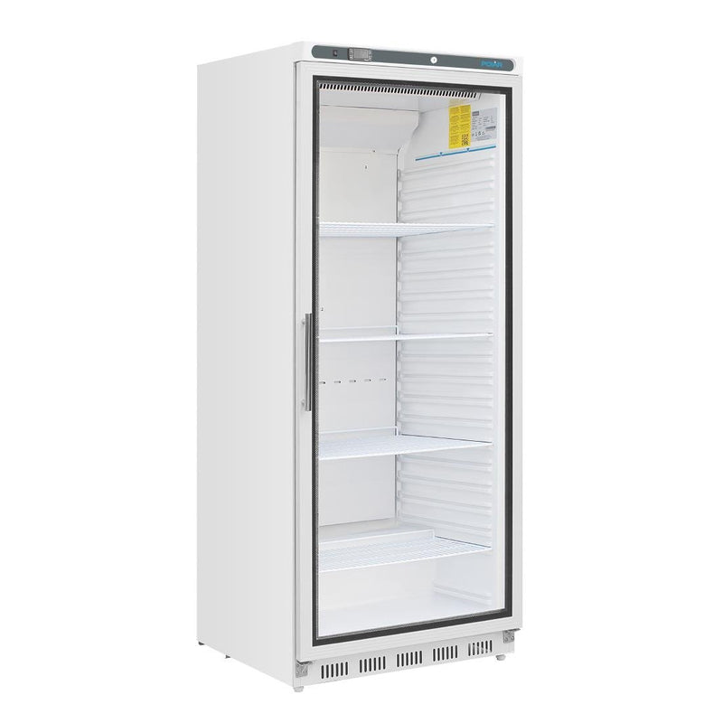 Polar C-Series Upright Display Fridge White 600Ltr