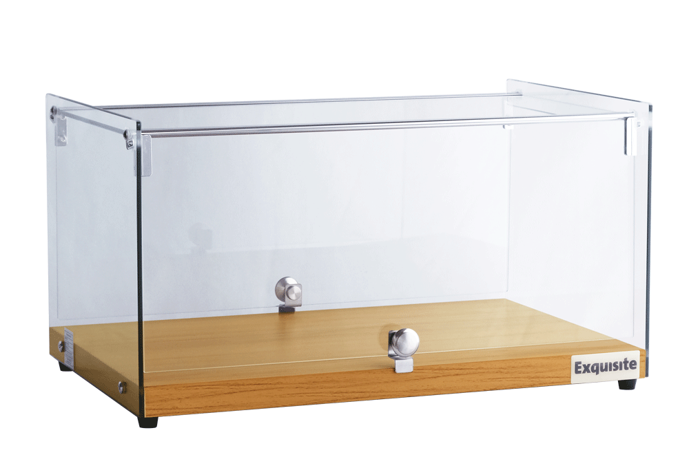 Exquisite CD35 One Tier Flat Glass Ambient Cake Display