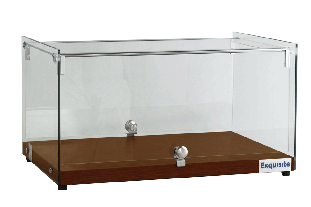 Exquisite CD35 One Tier Flat Glass Ambient Cake Display